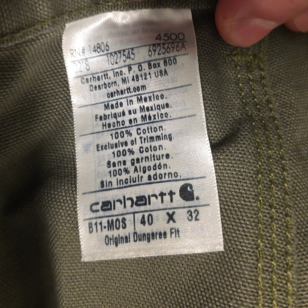 Carhartt Men's Relaxed Blue Jeans - Picture 12 of 15